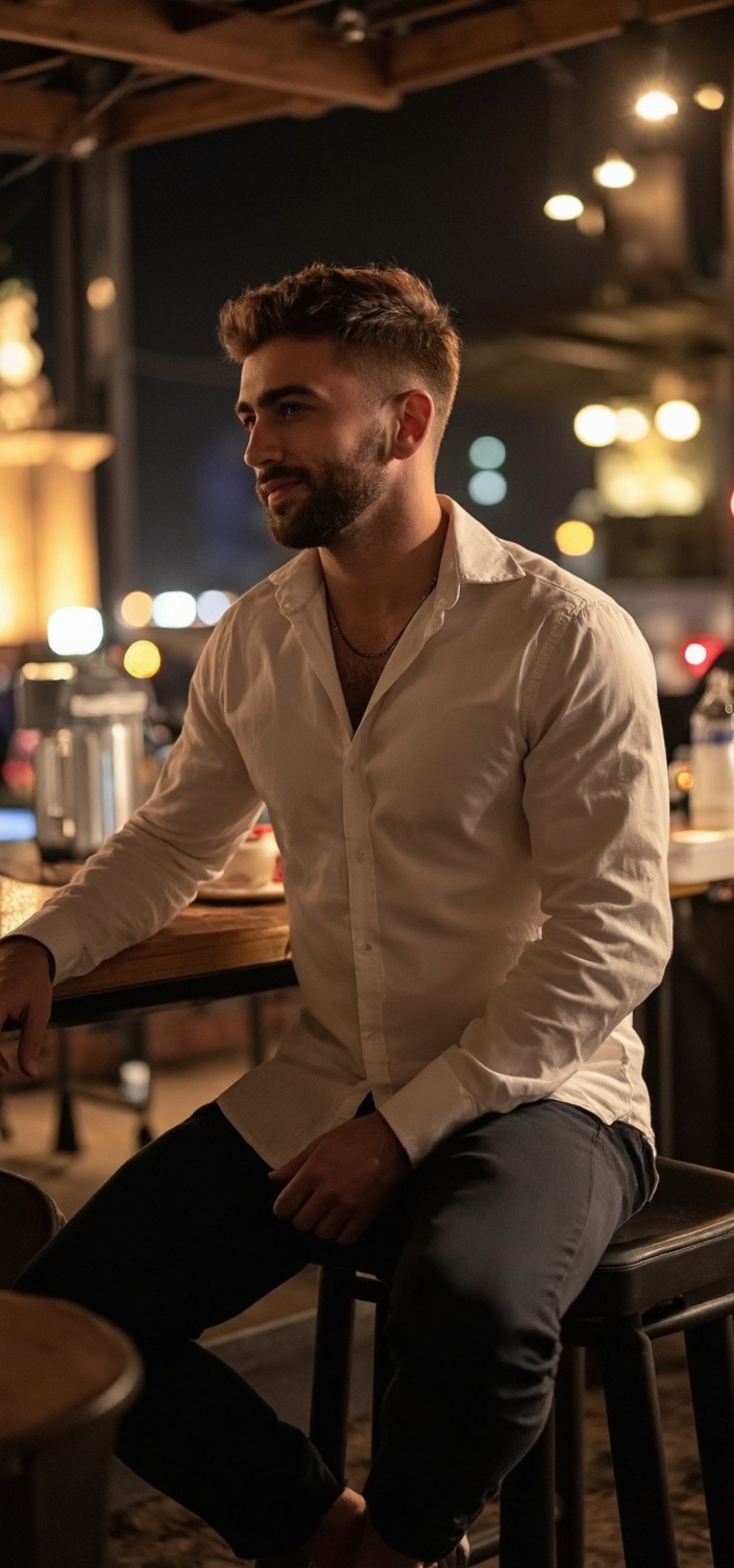 Realistic AI-generated dating photo