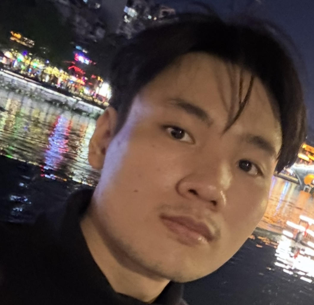 Sample face photo — nighttime selfie
