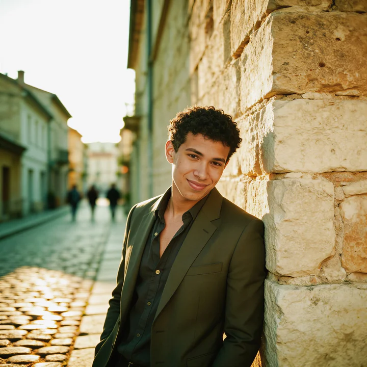 AI dating photo of a man