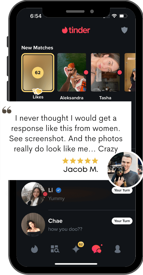 Dating app match testimonial
